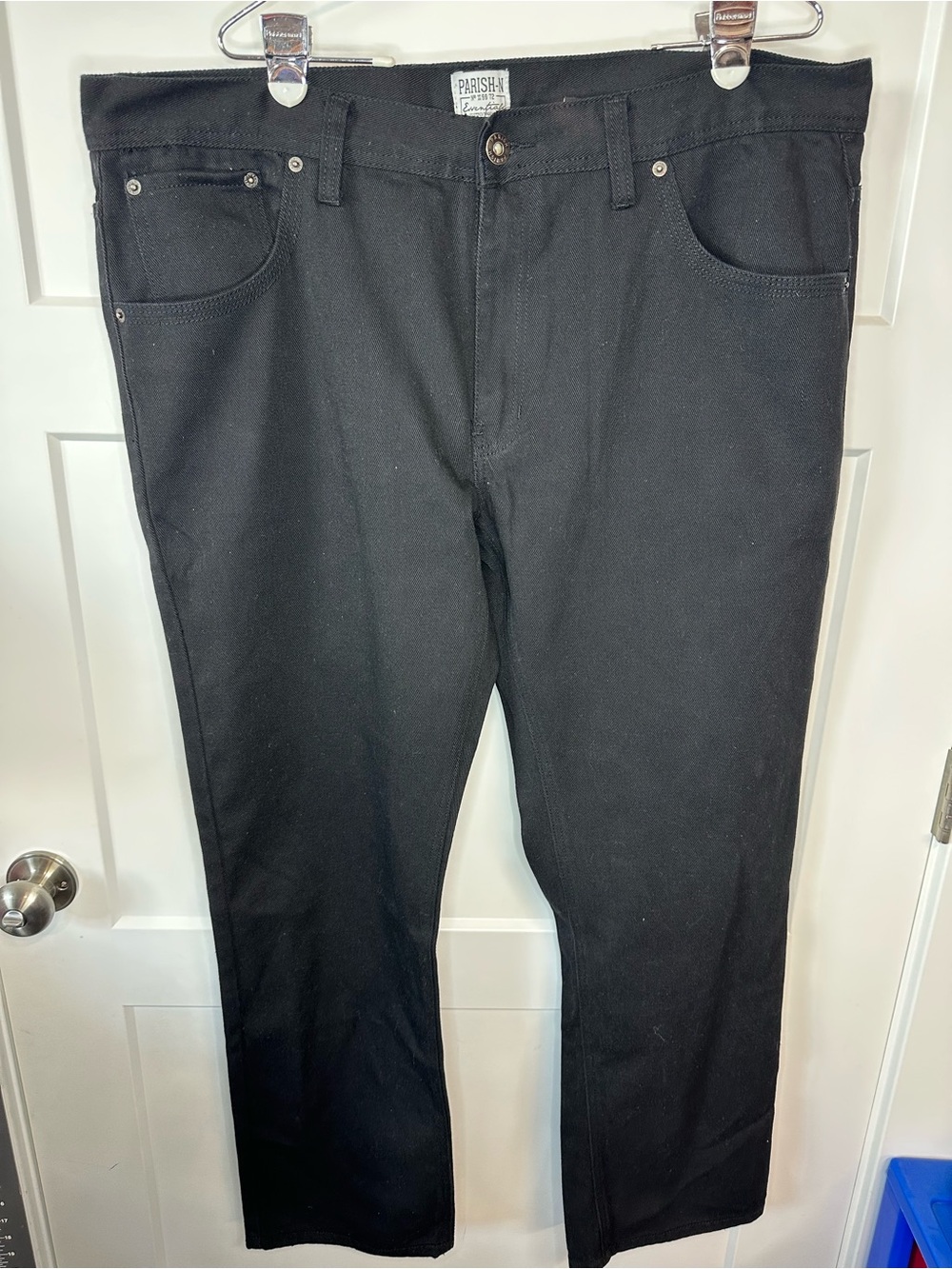 Black Straight Men's Jeans